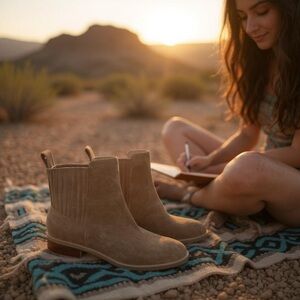 Dolce Vita Tan Ankle Boots